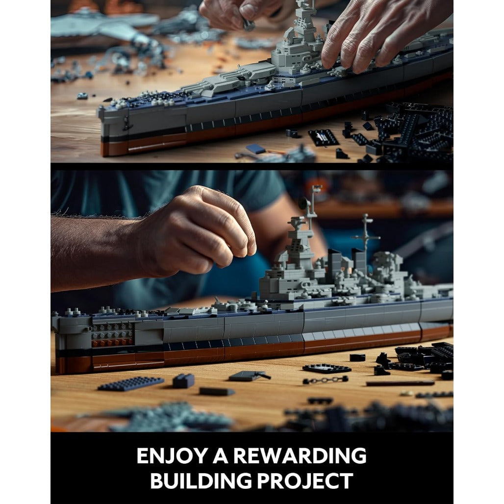 A Photo Of Nifeliz North Battleship Building Set - 1701 Pieces - NF10280A