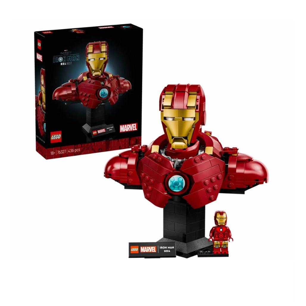 A Photo Of LEGO Marvel Iron Man MK4 Bust 436 Pieces - 76327