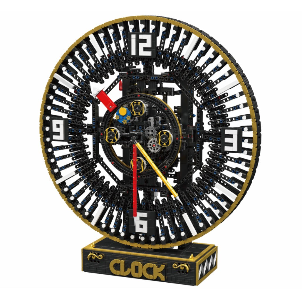 A Photo Of Mould King Motorized Mechanical Gear Clock Building Toy Set - 3675 Pieces - 10160