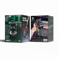 A Photo Of Green Lion Humidifier GNGRNDHUMBK - 500mL, Dual Mist, Black