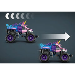 A Photo Of LEGO Monster Jam™ Sparkle Smash™ Pull-Back - 243 Pieces - 42220