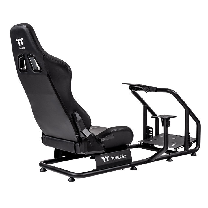 A Photo Of Thermaltake GR300 Racing Simulator Cockpit Bundle - Monitor Mount + Keyboard & Mouse Tray + Sim Rig Floor Mat