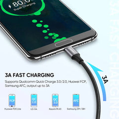 A Photo Of Ugreen USB-A to C Quick Charging Cable
