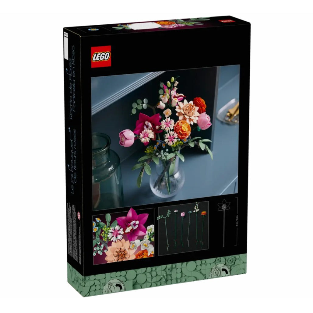 A Photo Of LEGO Pretty Pink Flower Bouquet 749 Pieces - 10342