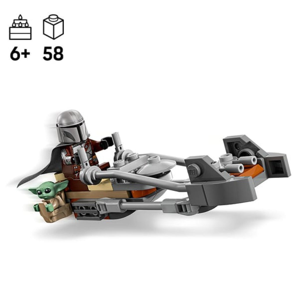 A Photo Of LEGO The Mandalorian & Grogu's Speeder Bike™ - 58 Pieces - 75436