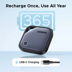 A Photo Of UGREEN FineTrack Duo Bluetooth Tracker for iOS & Android – USB-C Rechargeable | 75646P