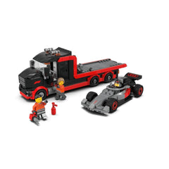 A Photo Of LEGO F1® Display Truck with Audi F1® Race Car - 508 Pieces - 60493