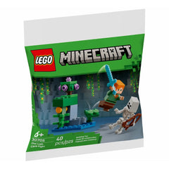 A Photo Of LEGO Minecraft The Lush Cave Fight 40 Pieces - 30705