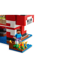 A Photo Of LEGO Minecraft The Mooshroom House 500 Pieces - 21270