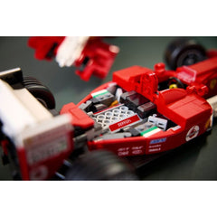 A Photo Of LEGO Ferrari F2004 & Michael Schumacher - 735 Pieces - 11375