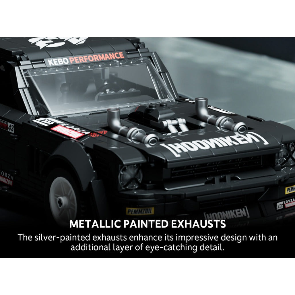 A Photo Of Nifeliz Mini HOONIKEN Muscle Car Building Set - 1605 Pieces - NF10272A