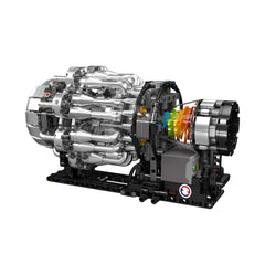 A Photo Of Mould King Motorized Turbojet Engine Mechanical Model Building Toy Set - 1214 Pieces - 10216