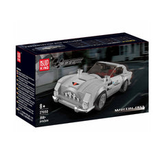 A Photo Of Mould King 27050S Silver Martin 007 Supercar Building Toy Set - 348 Pieces - 27050