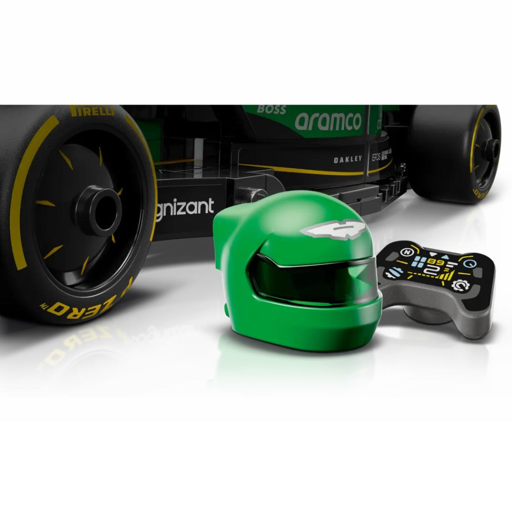 A Photo Of LEGO Aston Martin Aramco F1® AMR24 Race Car 269 Pieces - 77245