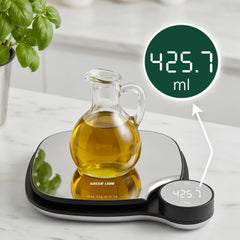 A Photo Of Green Lion Digital Kitchen Scale, 5 kg/11 lbs Max Capacity, Mutli-Unit Support - Silver