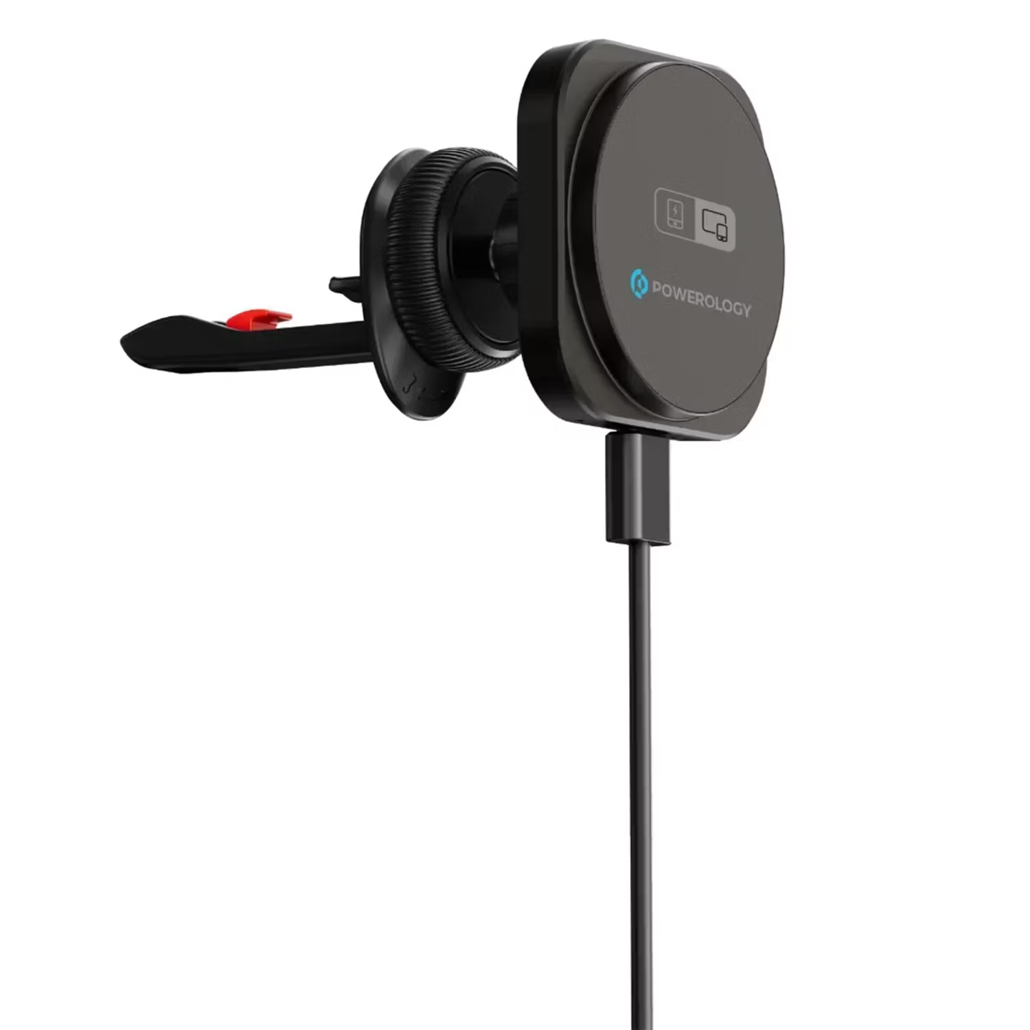 A Photo Of Powerology Car Charger Nexar PCCSR022BK - Smart, Black