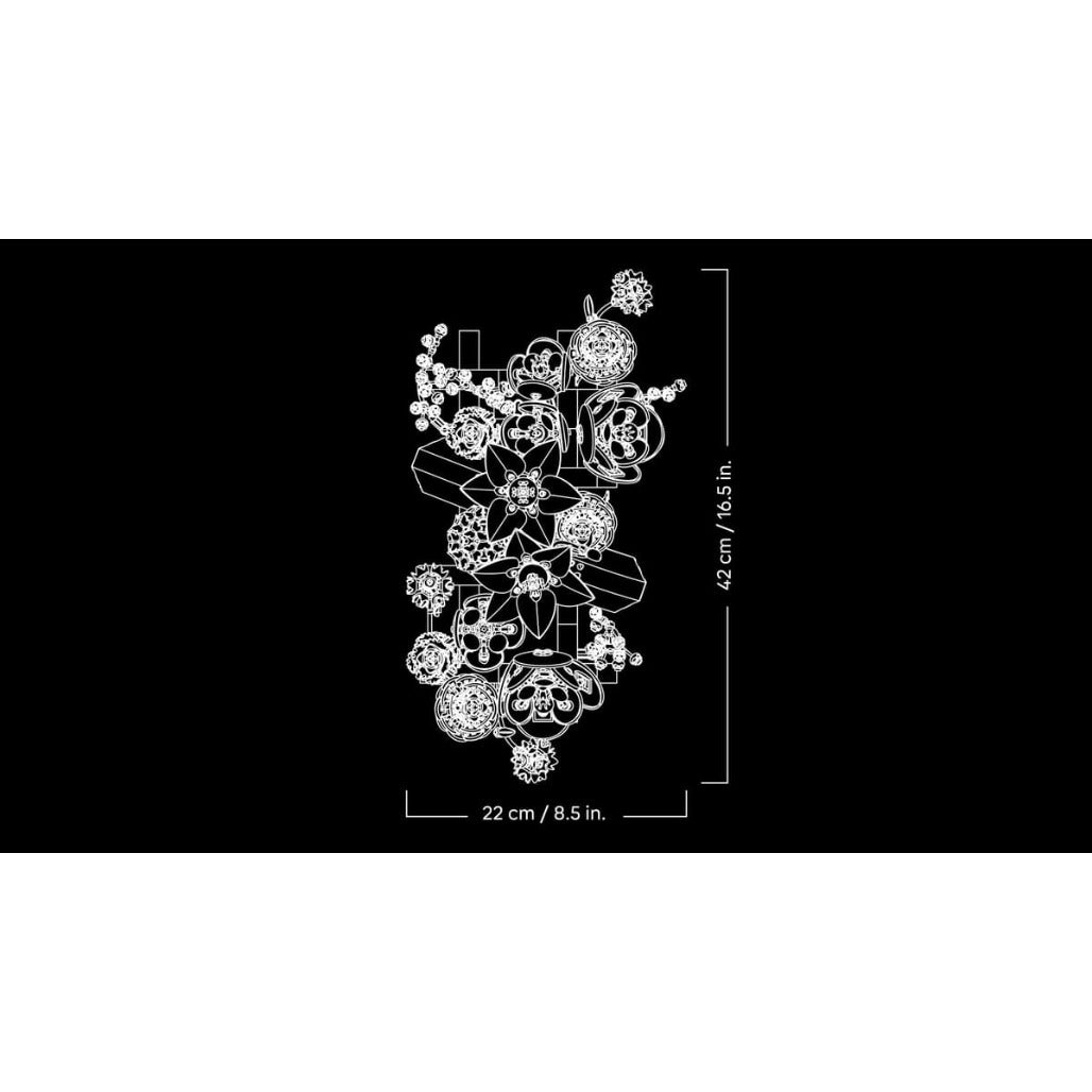 A Photo Of LEGO Botanicals Flower Wall 879 Pieces - 11503