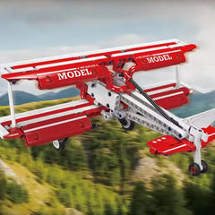 A Photo Of Mould King Red Ciplane Model Building Toy Set - 300 Pieces - 24049