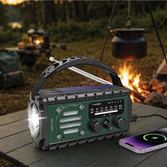 A Photo Of Green Lion Green Lion G-RADIO - 20000mAh Power Bank , Radio , Flashlight - GNGRADIO21GN