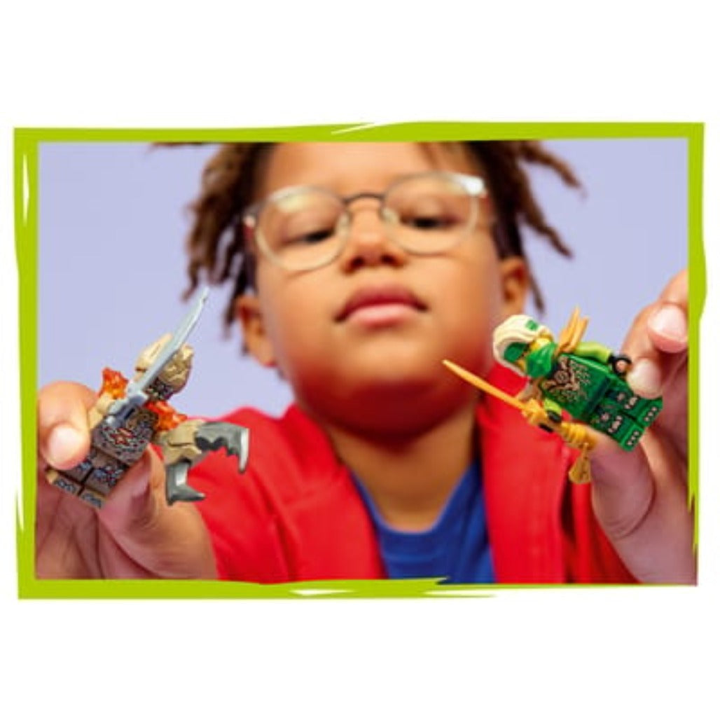 A Photo Of LEGO Lloyd vs. Earth Monster Spinner - 52 Pieces - 71850