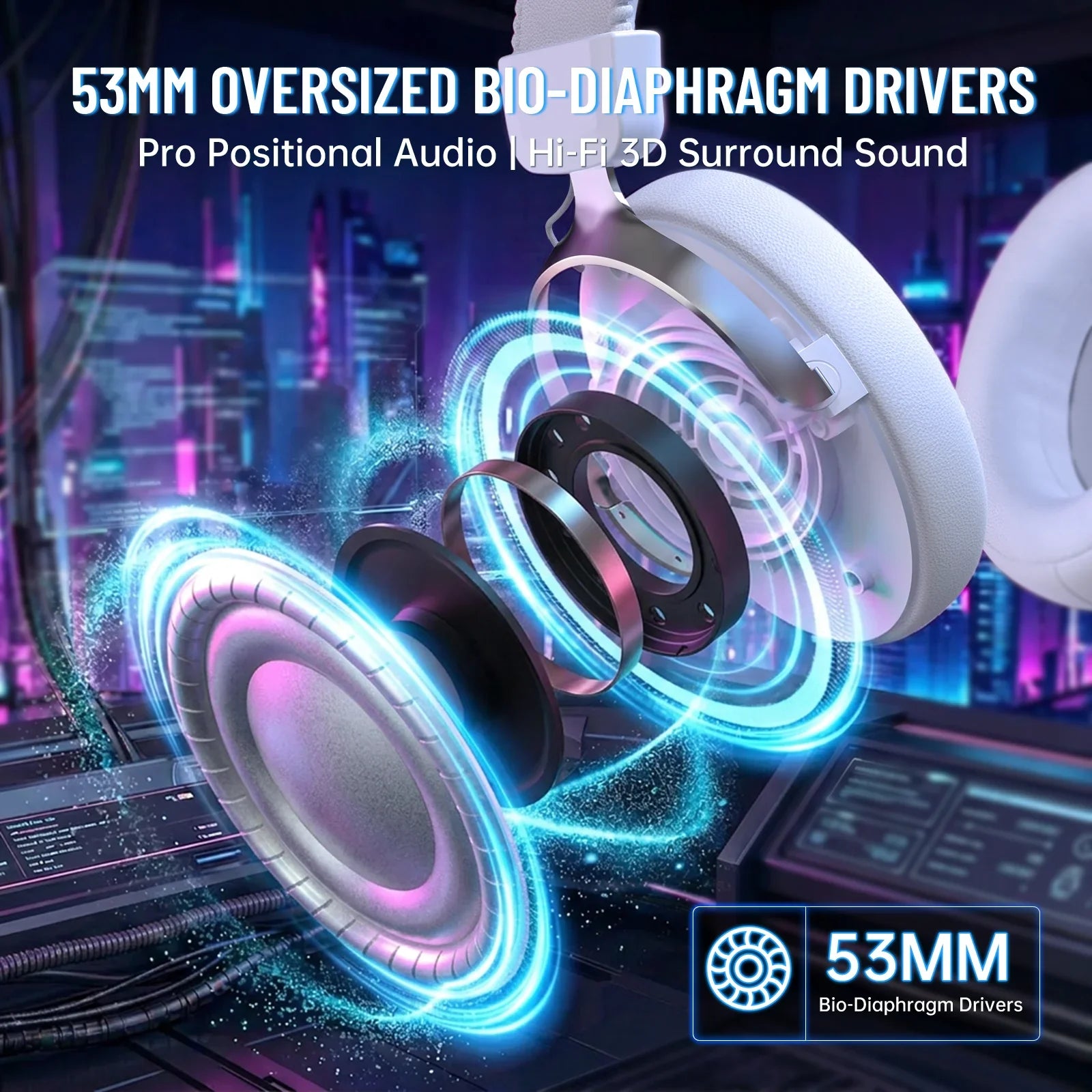 A Photo Of ATTACK SHARK L50 PRO - Wireless Gaming Headset
