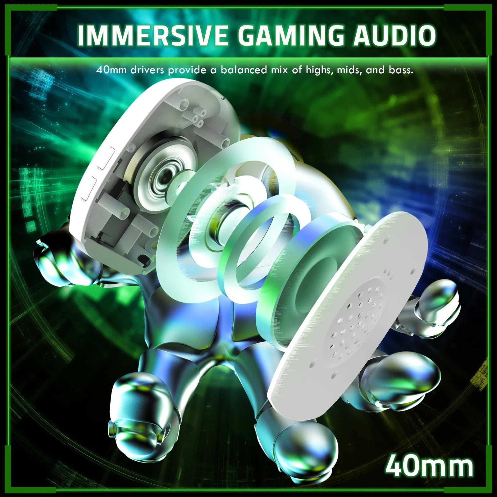 A Photo Of ATTACK SHARK L80 PRO - Wireless Gaming Headset