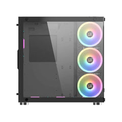 A Photo Of Xigmatek Aquarius Plus - Black - Mid Tower Case