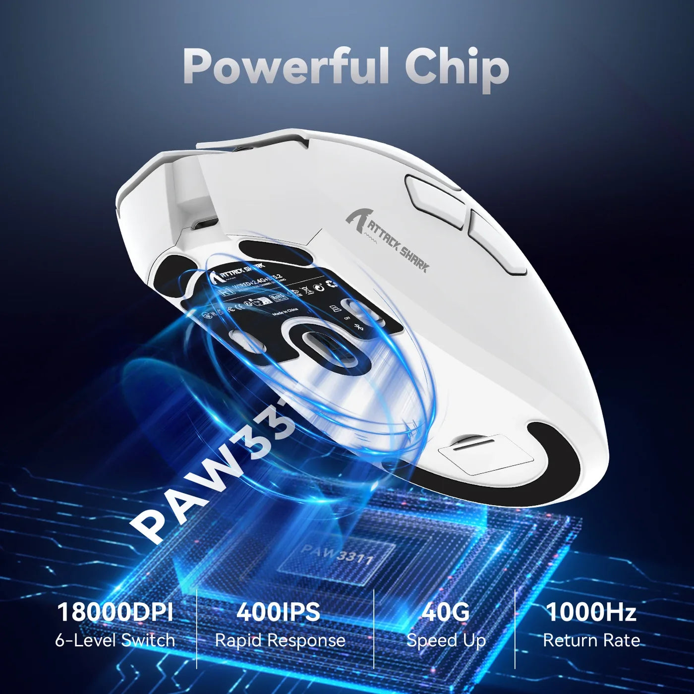 A Photo Of Attack Shark R1 Wireless Gaming Mouse