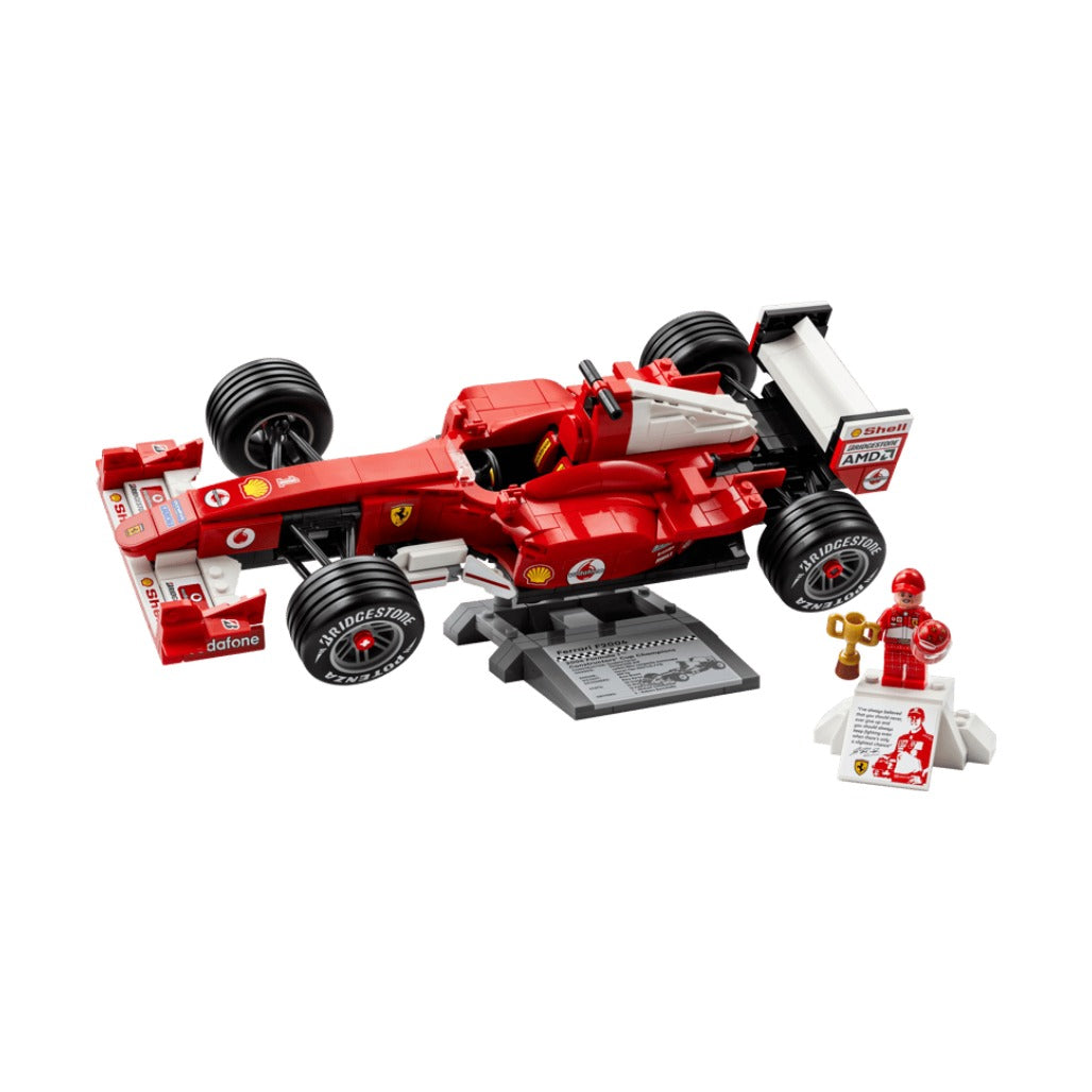A Photo Of LEGO Ferrari F2004 & Michael Schumacher - 735 Pieces - 11375