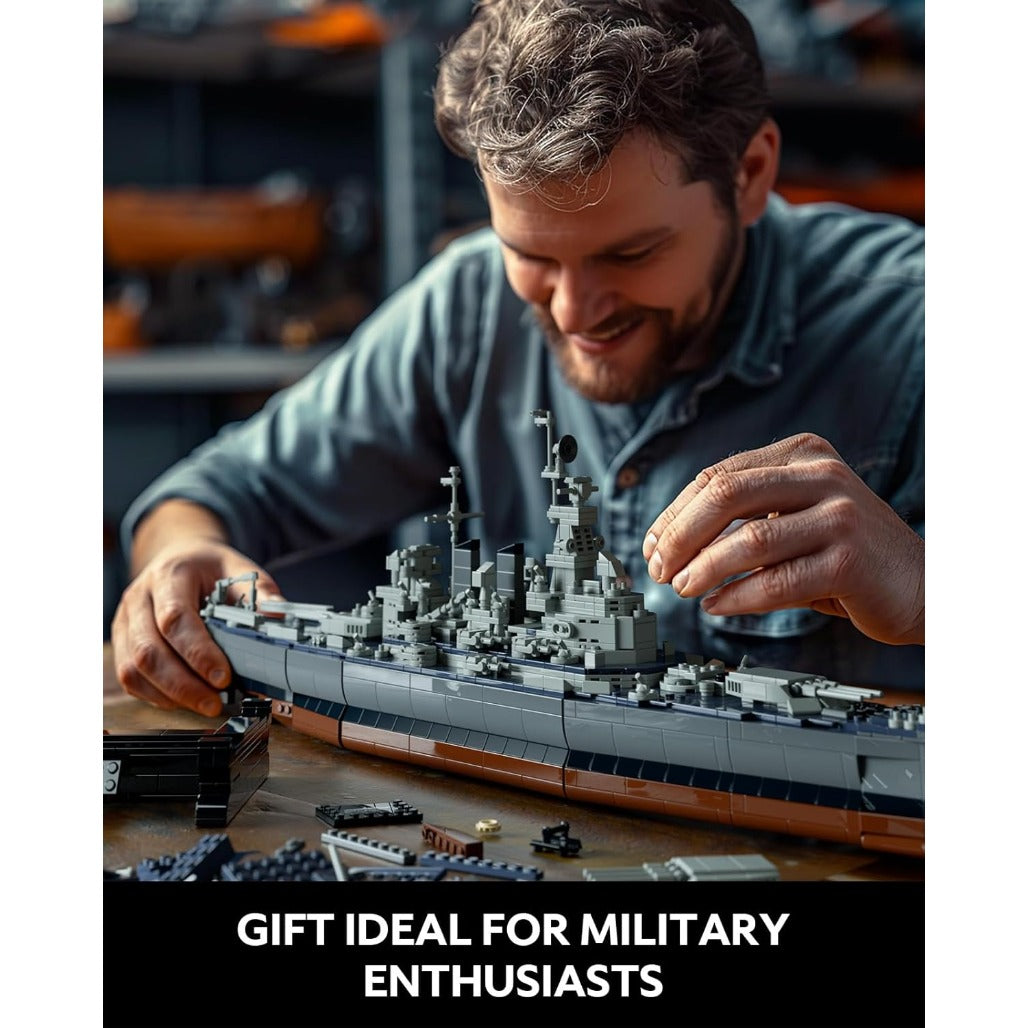 A Photo Of Nifeliz North Battleship Building Set - 1701 Pieces - NF10280A