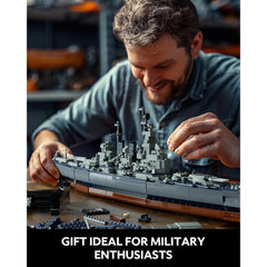 A Photo Of Nifeliz North Battleship Building Set - 1701 Pieces - NF10280A