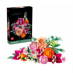 A Photo Of LEGO Pretty Pink Flower Bouquet 749 Pieces - 10342