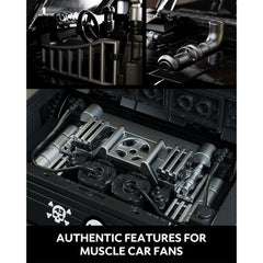 A Photo Of Nifeliz Mini HOONIKEN Muscle Car Building Set - 1605 Pieces - NF10272A