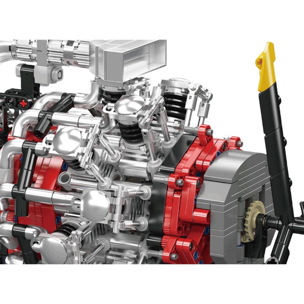 A Photo Of Mould King Motorized Radial Aviation Engine Building Toy Set - 1147 Pieces - 10211