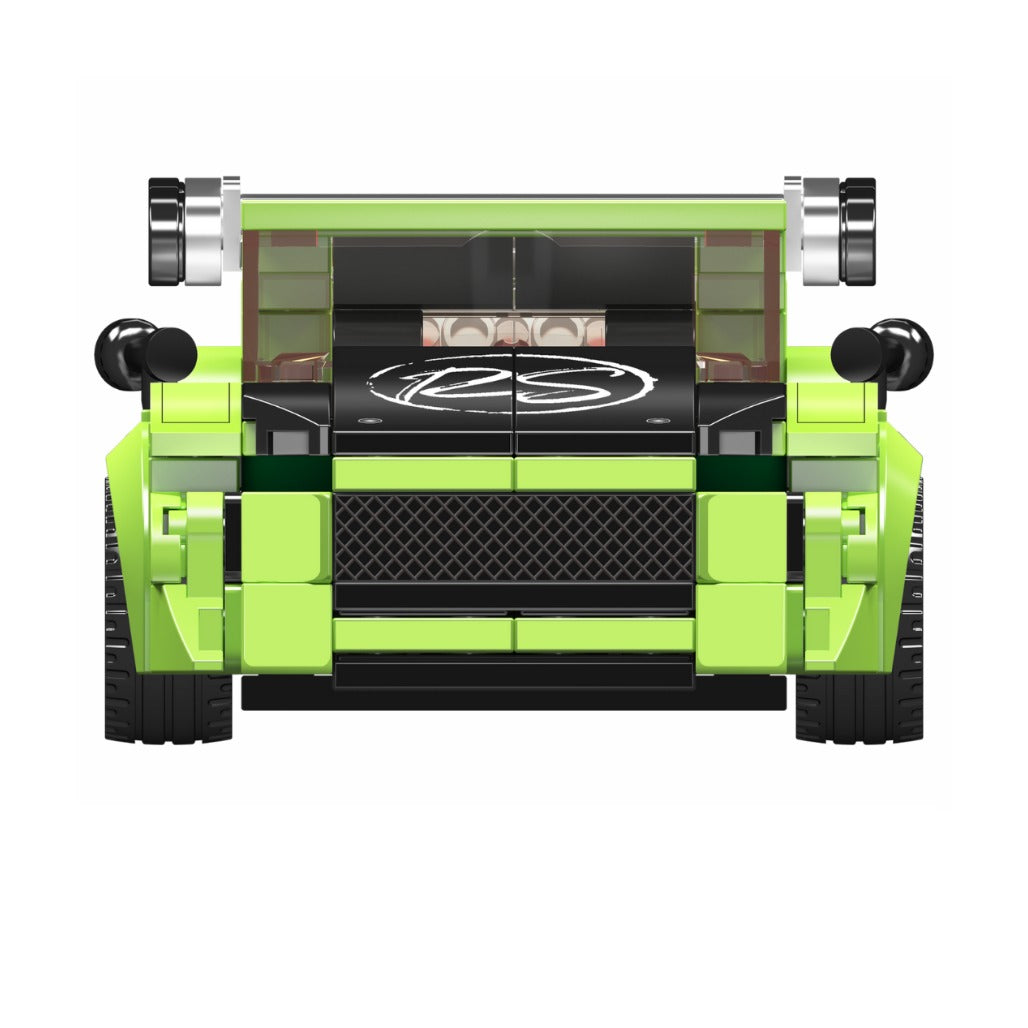 A Photo Of Mould King 27033S Eclipse GS Green Model Car Building Toy Set - 390 Pieces - 27033