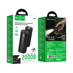 A Photo Of Hoco J150 Stream 22.5W + PD20W 20000mAh Power bank & Flashlight