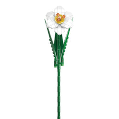 A Photo Of Mould King Narcissus Flower Building Toy Set - 122 Pieces - 24008
