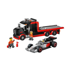 A Photo Of LEGO F1® Display Truck with Audi F1® Race Car - 508 Pieces - 60493