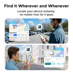 A Photo Of UGREEN FineTrack Duo Bluetooth Tracker for iOS & Android – USB-C Rechargeable | 75646P
