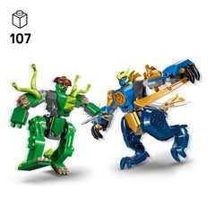 A Photo Of LEGO Jay's Dragon Mech Fight - 107 Pieces - 71853