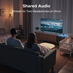 A Photo Of UGREEN Airplane Bluetooth 5.4 Audio Transmitter – Dual Pairing Wireless Adapter for AirPods & Headphones