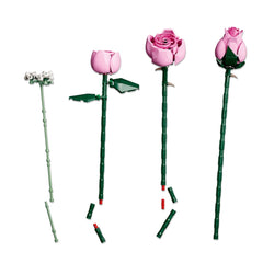 A Photo Of LEGO Bouquet of Pink Roses - 789 Pieces - 10374