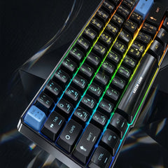 A Photo Of Green Lion GKM-60 Wired Gaming Keyboard - RGB Backlight, Black - GNGKM60KEYBK