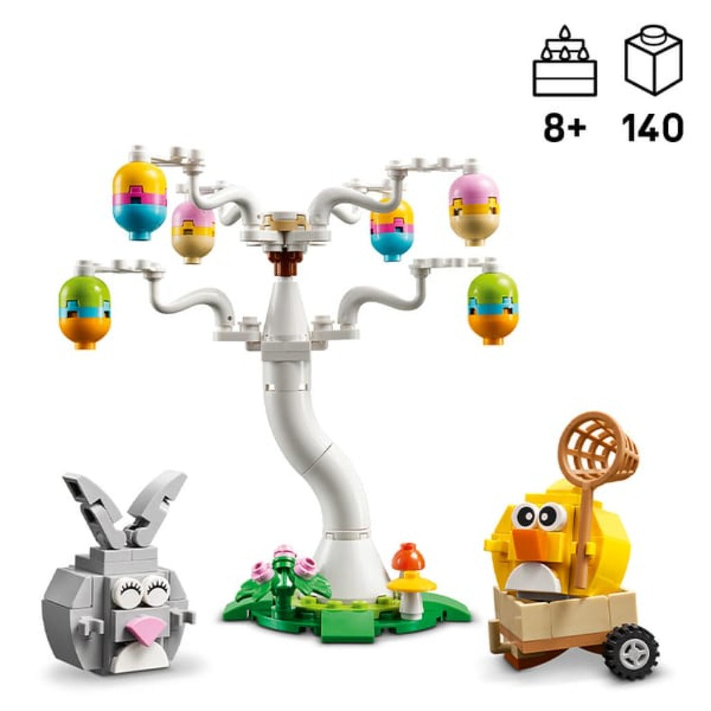 A Photo Of LEGO Easter Bunny and Chick Egg Hunt - 140 Pieces - 40808