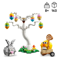 A Photo Of LEGO Easter Bunny and Chick Egg Hunt - 140 Pieces - 40808