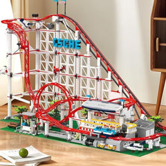 A Photo Of Mould King 11014S Motorised Roller Coaster Model Building Toy Set - 3662 Pieces - 11014