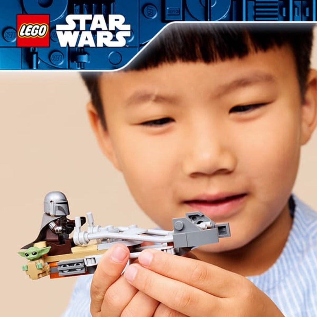 A Photo Of LEGO The Mandalorian & Grogu's Speeder Bike™ - 58 Pieces - 75436
