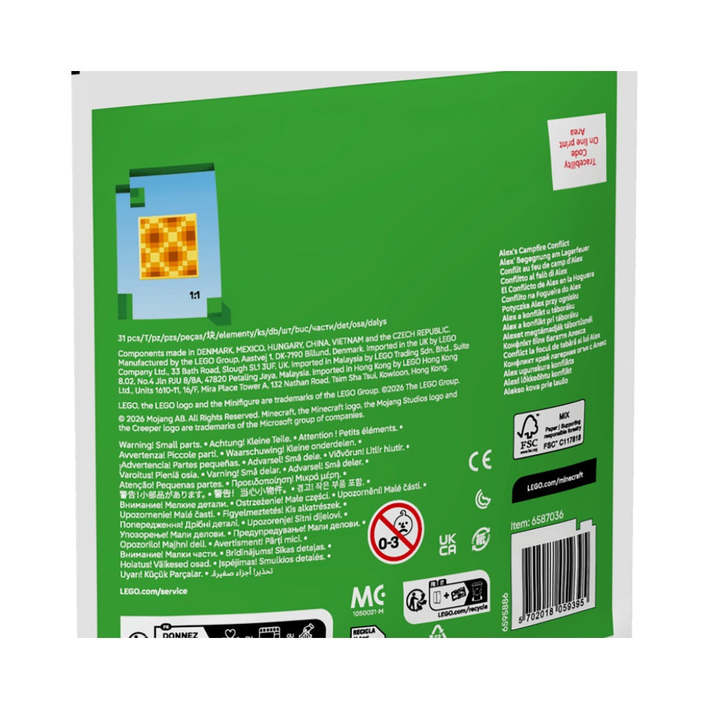 A Photo Of LEGO Alex's Campfire Conflict - 31 Pieces  - 30732