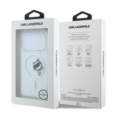 A Photo Of Karl Lagerfeld MagSafe iPhone 18 Pro Transparent IML Hard Cover Peekaboo Print