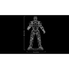 A Photo Of LEGO Marvel Iron Man Mark 3 Collectors' Edition 1297 Pieces - 76344